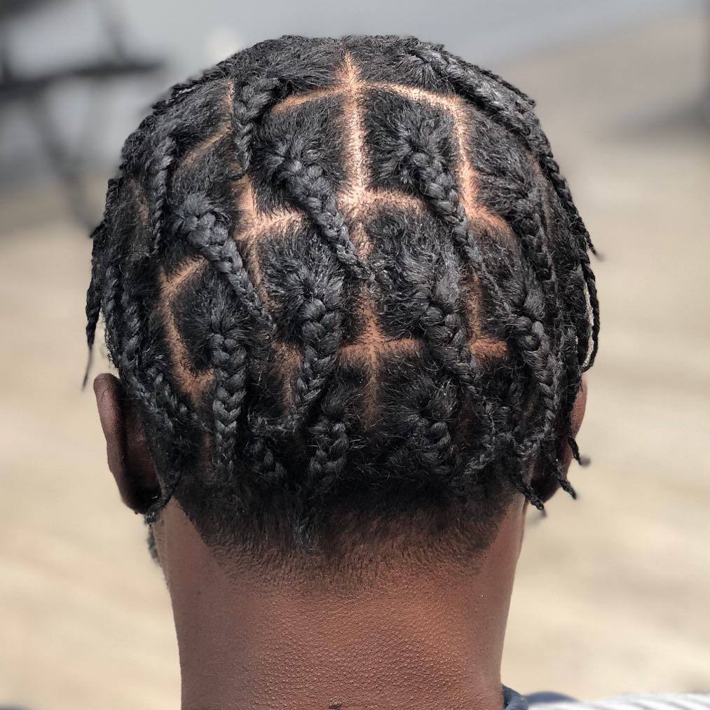 LA Barber Matt Johnston on Instagram: “Blessed the bro @d__rock  🔥💈@hairjordan_310 wen… | Cornrow hairstyles for men, Boy braids hairstyles,  Mens braids hairstyles
